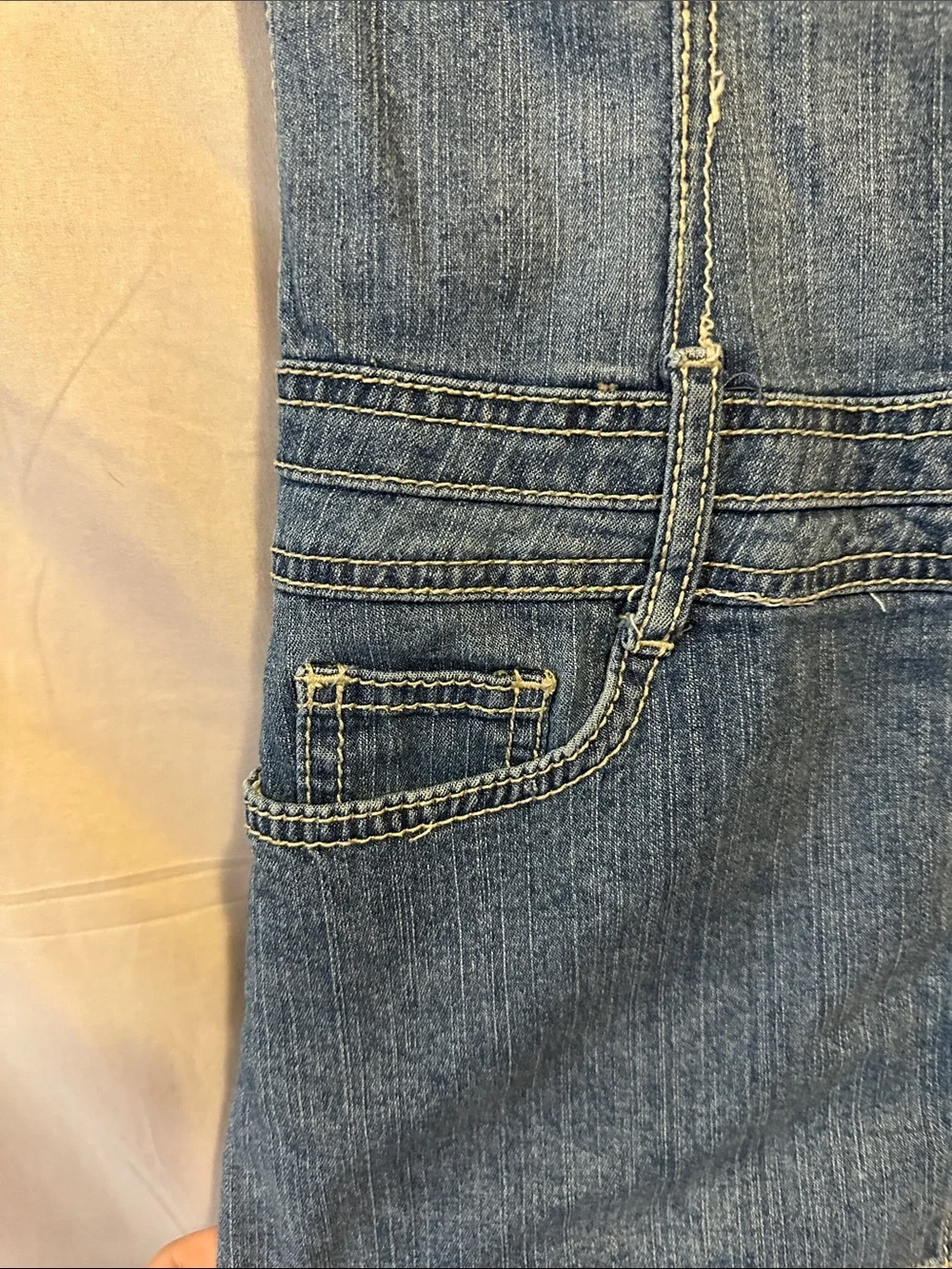 Guess Girls' Denim Button-Front Dress in Blue